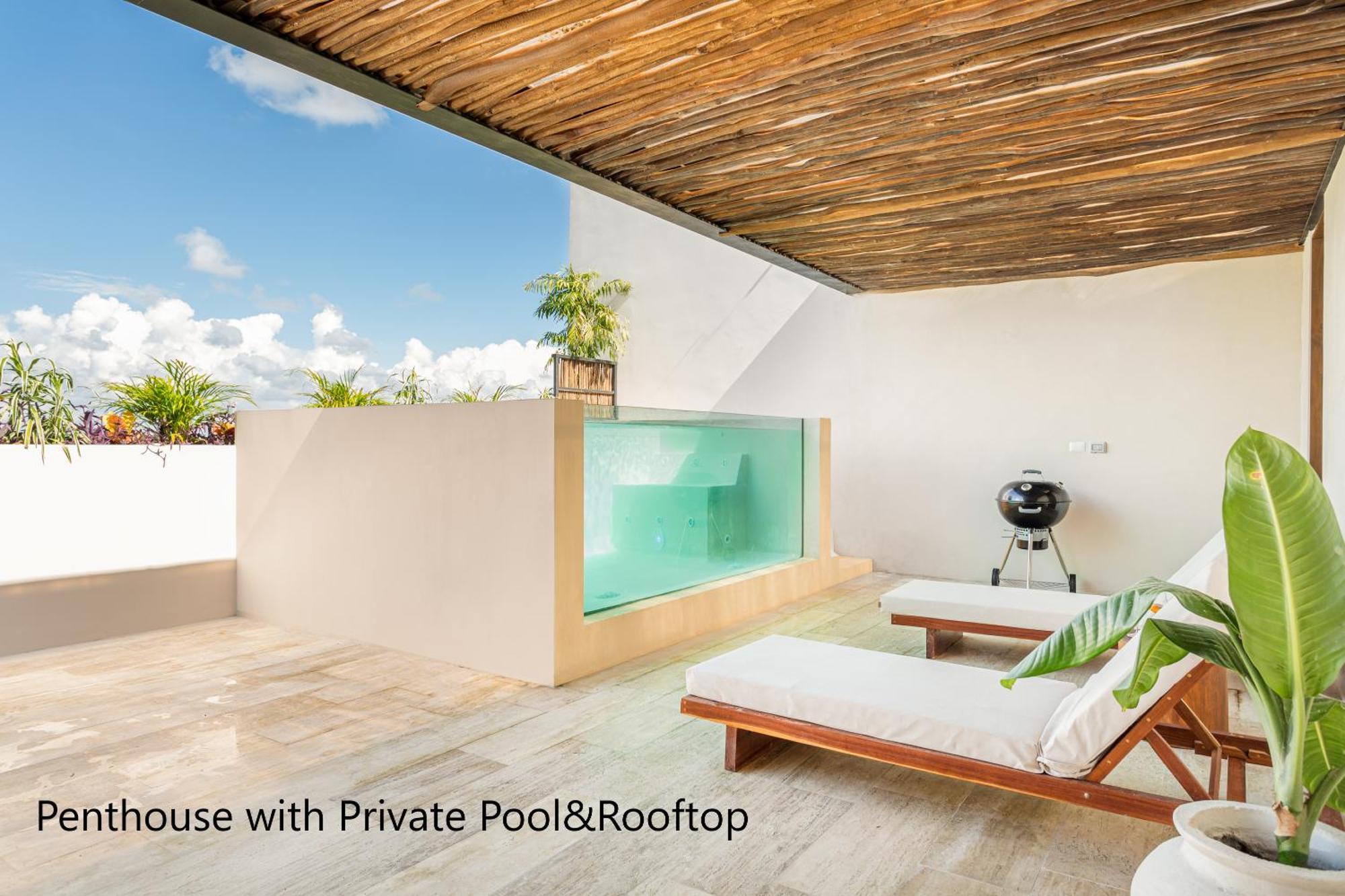 Extraordinary 2Br Apartment In Fully Equipped Hotel In Tulum Exteriér fotografie